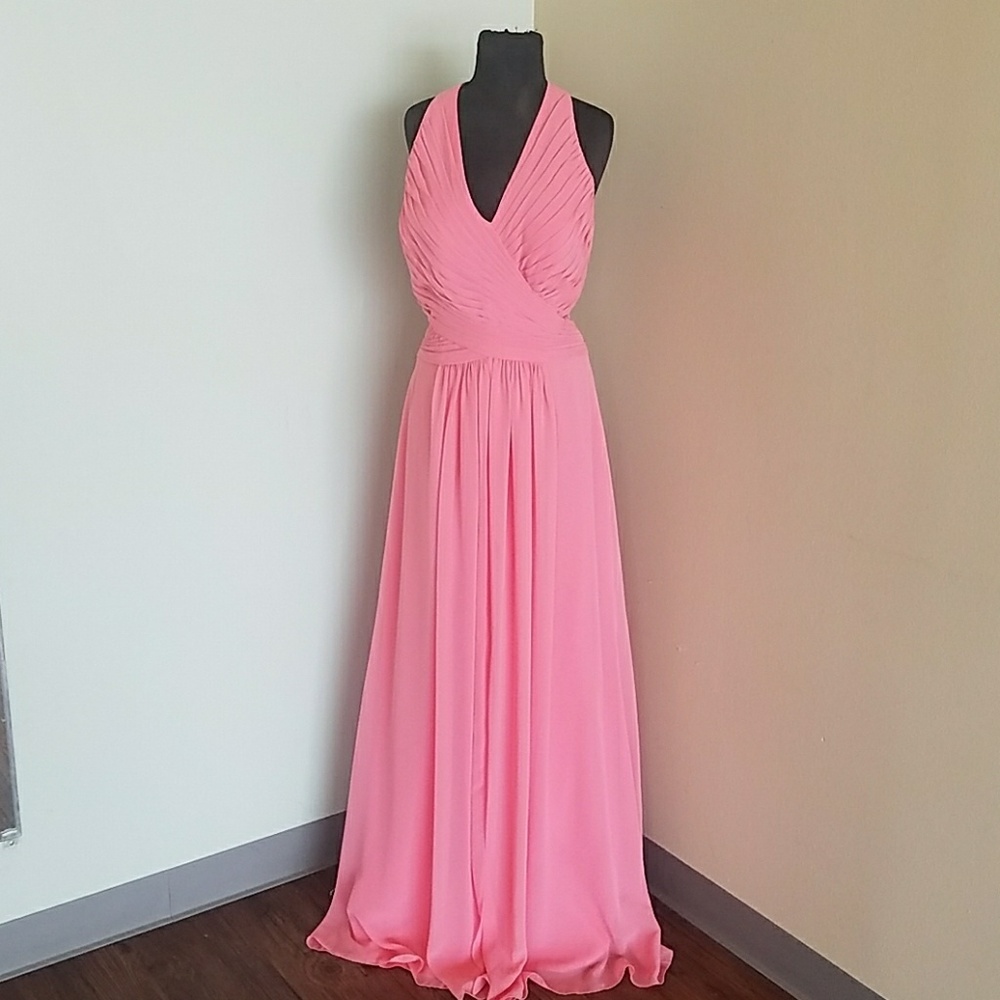 Coral dress